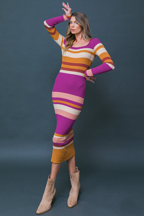 evening-of-elegance-sweater-midi-dress Flying Tomato-Sophia's Style-3